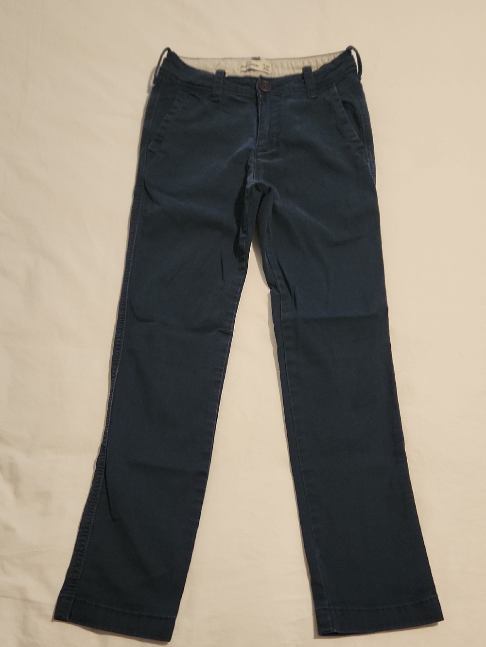 Abercrombie kids 10 Slim washed navy chino